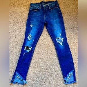 Express mid rise ankle jean leggings